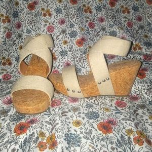 Lucky Brand wedge sandals Marinah